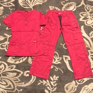 Dickies Scrub Set XS Pink